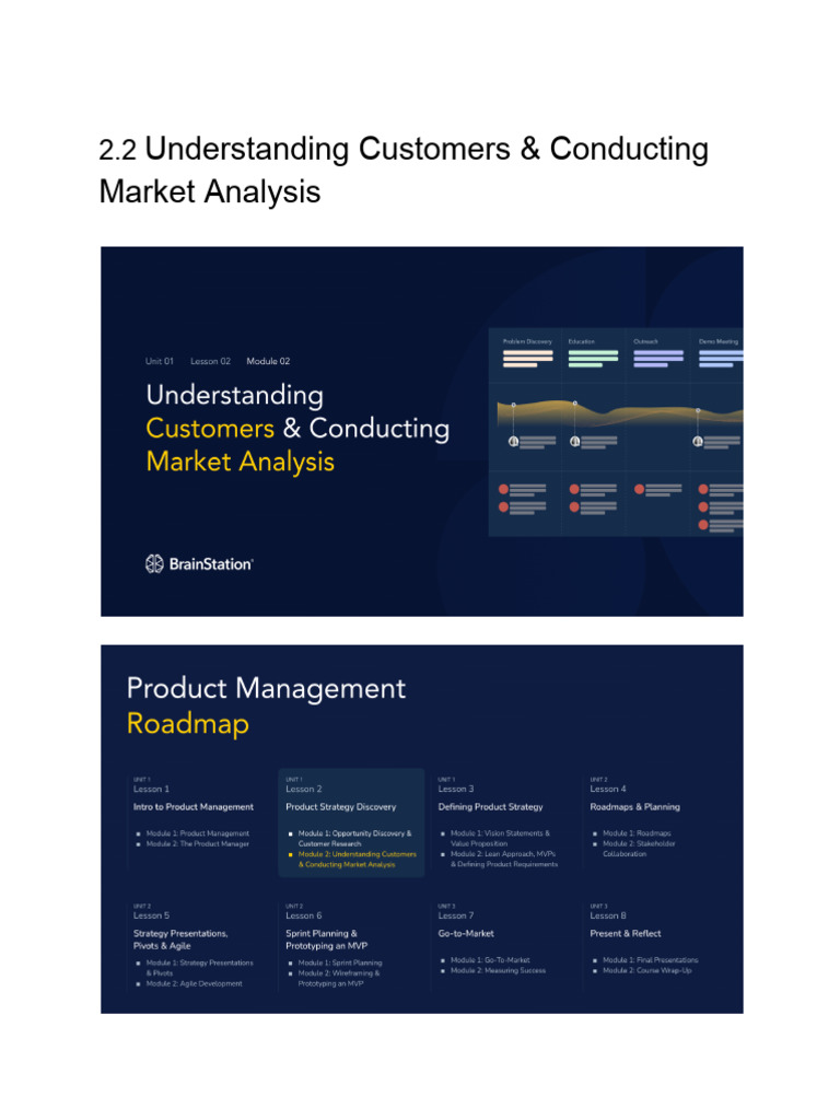 2.2 Understanding Customers & Conducting Market Analysis | PDF | Motivation  | Motivational