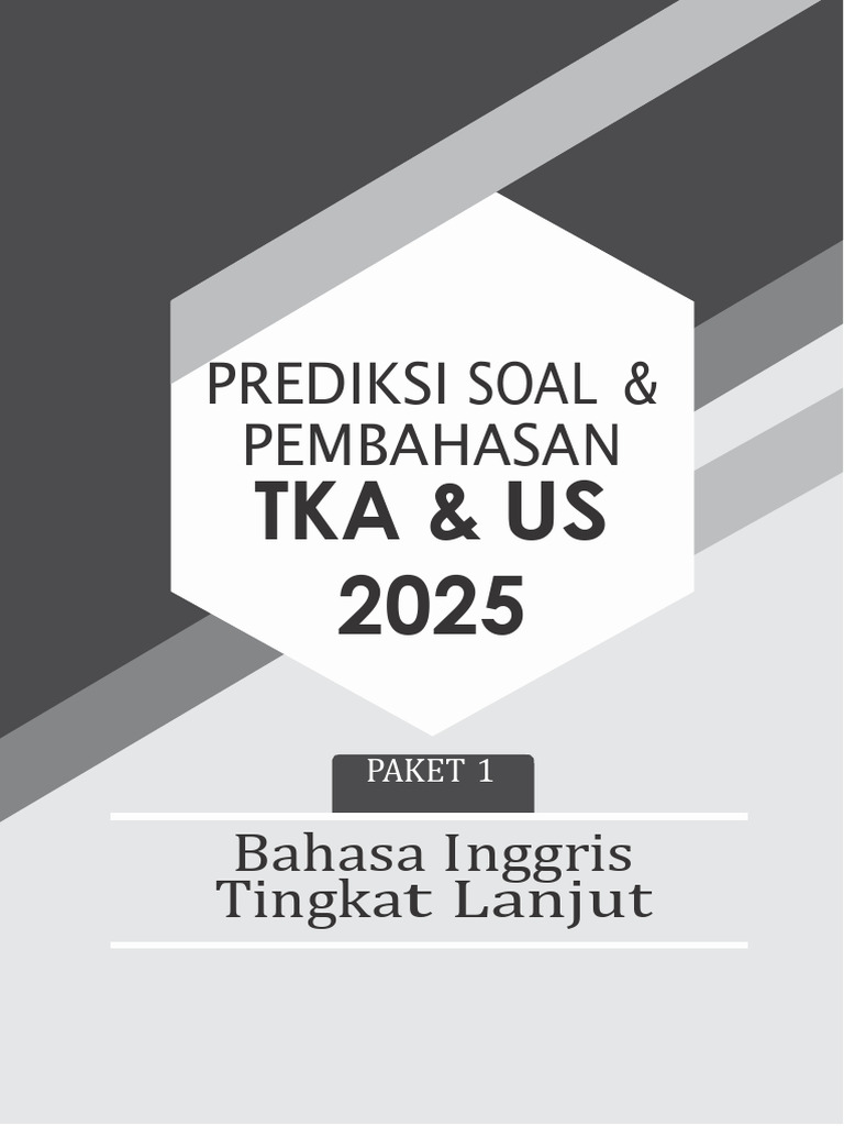 Prediksi Soal Bahasa Inggris TKA 2025 | PDF | Obesity | Apollo Program