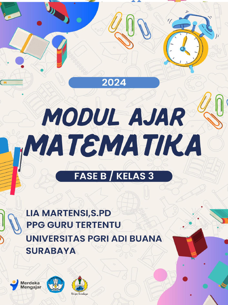 Modul Ajar Matematika Kelas 3 SD | PDF