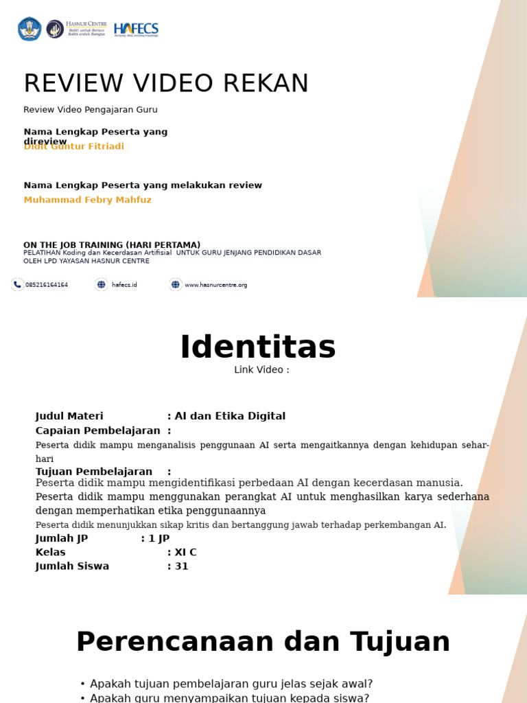 Review Video Template | PDF