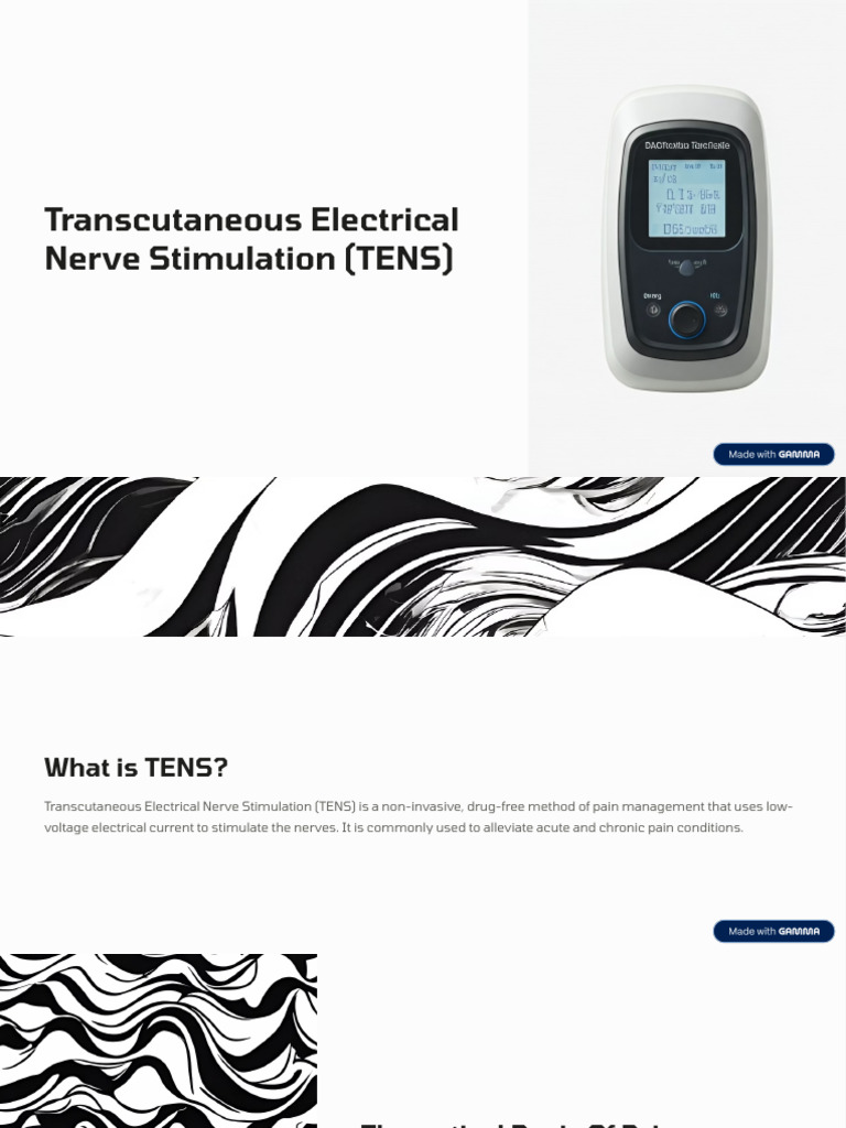 TENS: Indications and Contraindications | PDF | Pain | Symptoms And Signs