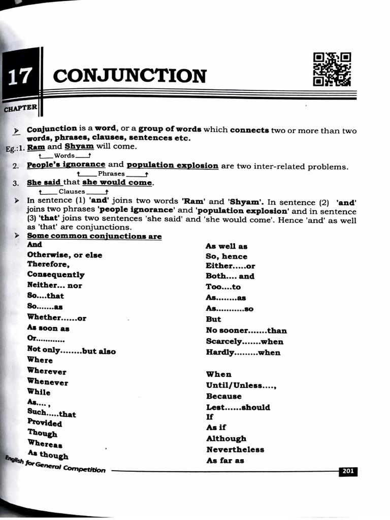 Understanding Conjunctions in English | PDF | Linguistic Morphology ...