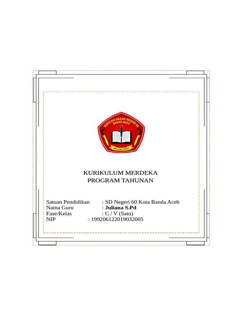 Contoh Cover Kelas 5 Potrait | PDF