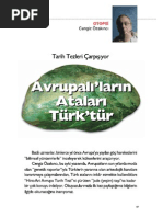 AVRUPA'LILARIN ATALARI TÜRK'TÜR - CENGİZ ÖZAKINCI Bütün Dünya Dergisi