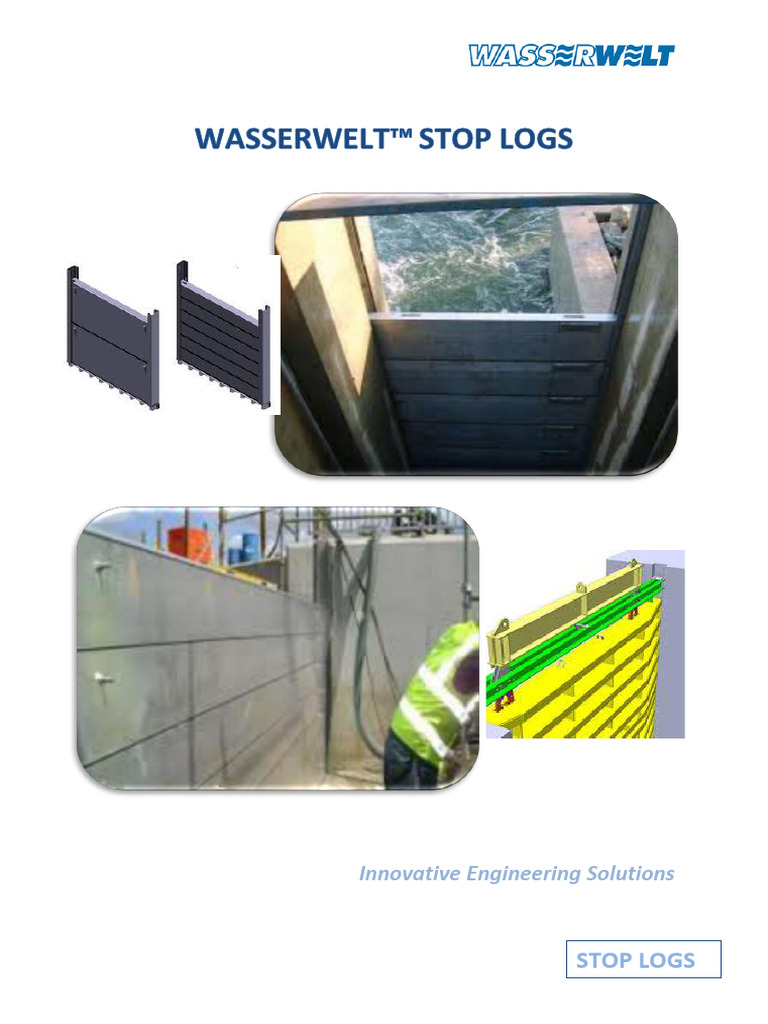Wasserwelt Stop Logs for Water Control | PDF | Stainless Steel | Drainage