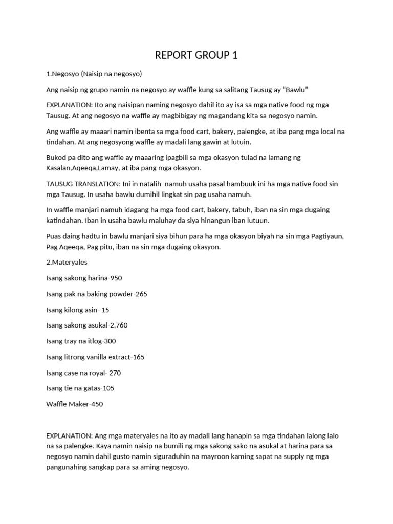 Report Group 1 | PDF