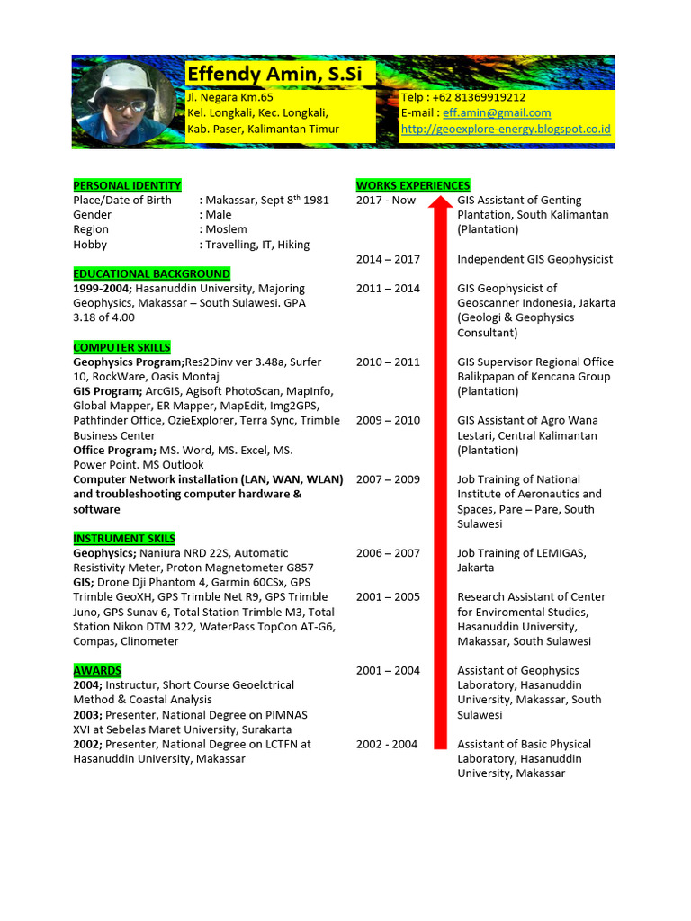 Geophysicist Resume and Experience Summary | PDF | Earth Sciences