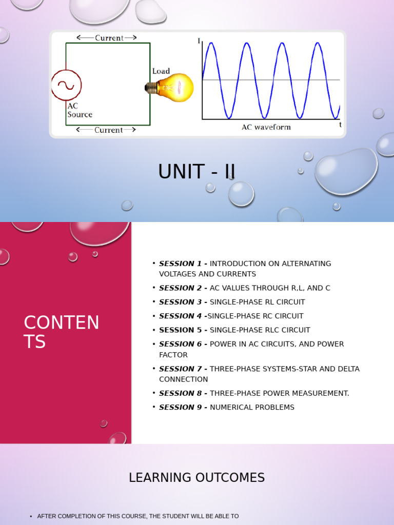 AC Circuits and Power Systems Guide | PDF