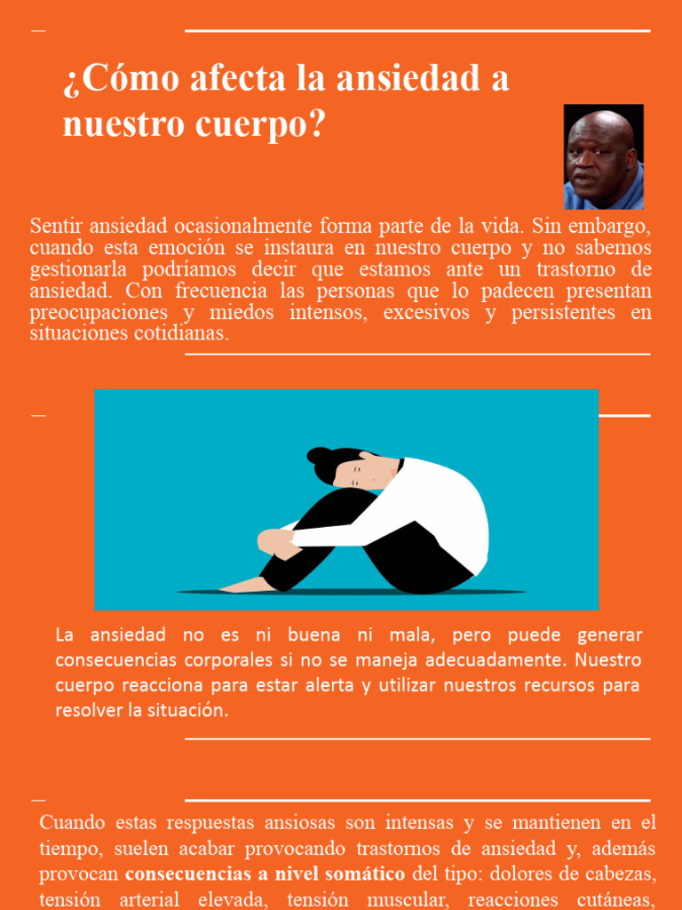 ¿Cómo Afecta La Ansiedad A Nuestro Cuerpo | PDF | Ansiedad | Estrés ...