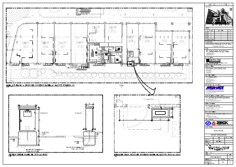 Karawang Outlet Mall Shop Drawing | PDF