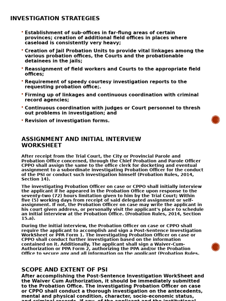 Dolosa | PDF | Probation | Presentence Investigation Report