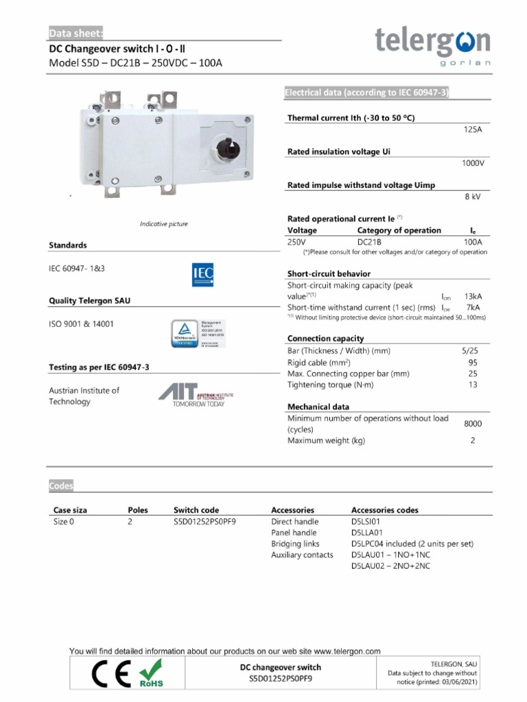 DC Switch | PDF