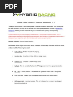Download Race Harness Install Guide v15 by Hybrid Racing SN9206523 doc pdf