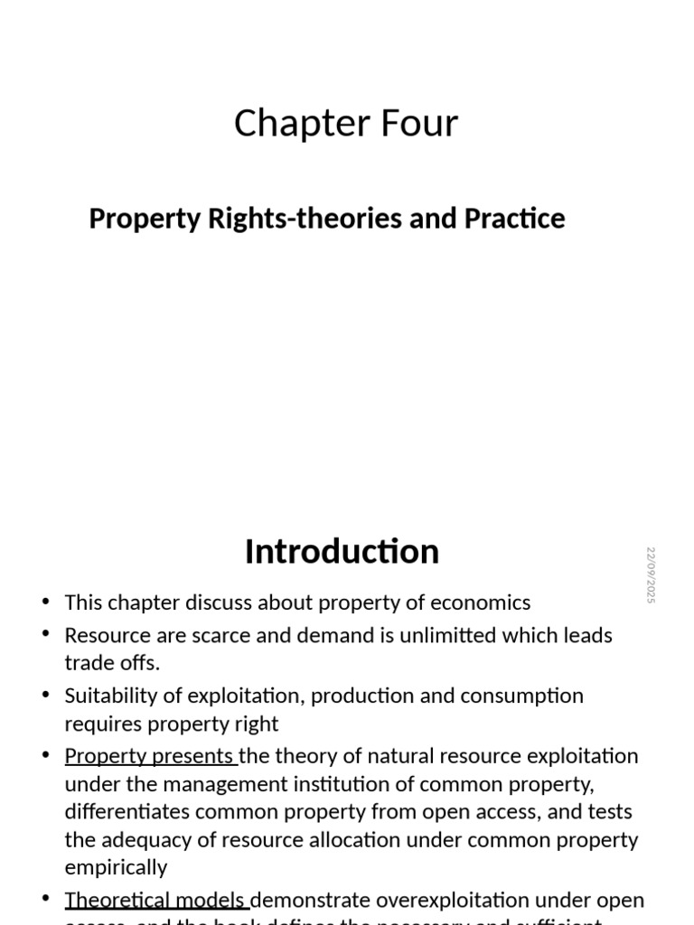 Understanding Common Property Rights | PDF | Property | Economies