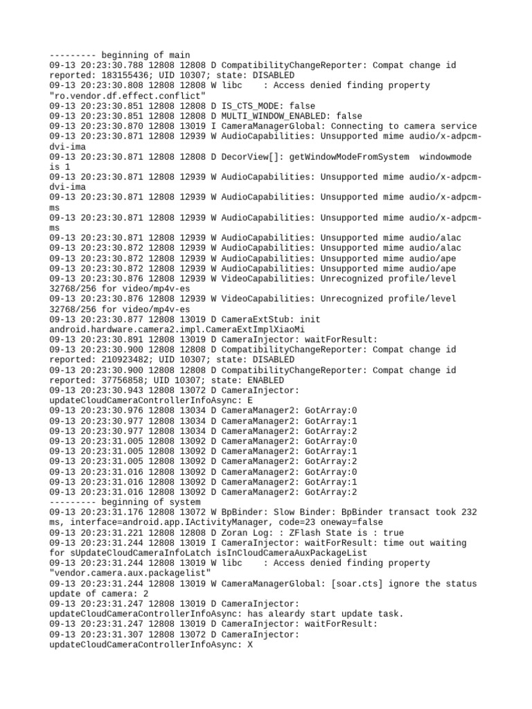 Log Cat 1757766210537 | PDF | Software Engineering | Computer Programming