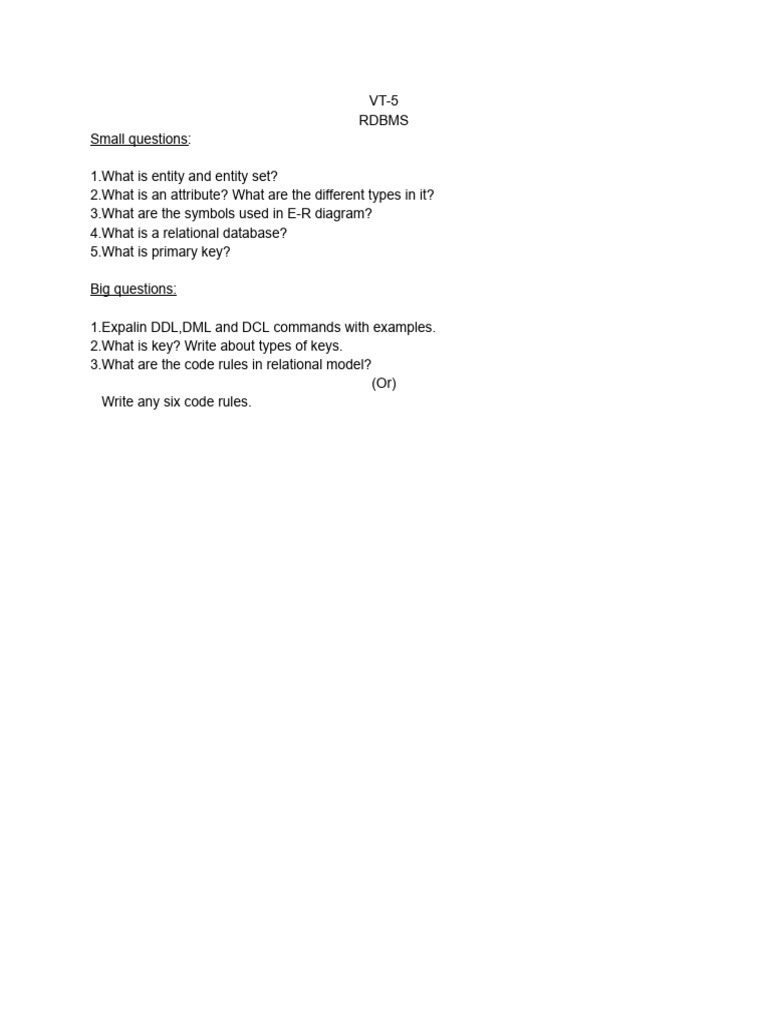 VT 5 | PDF