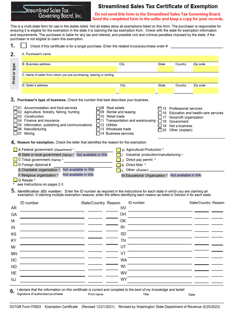 Stream Linds Al Stx Ex Emp Cert | PDF | Tax Exemption | Sales Taxes In ...