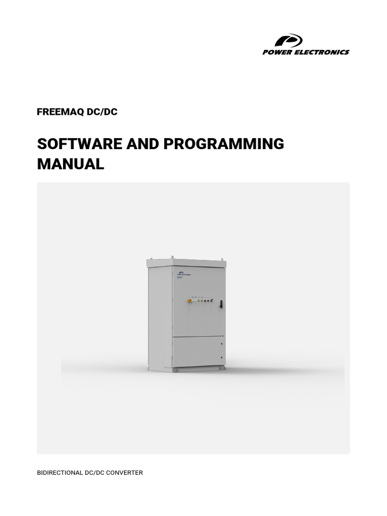 Freemaq DC/DC Converter Programming Manual | PDF | Power Supply | Power ...