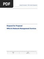 Request For Proposal - MPLS Network Management - V1.9 - 20 Sep