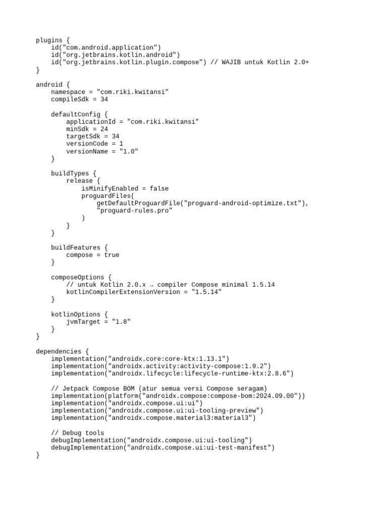 Android App Build Configuration Guide | PDF
