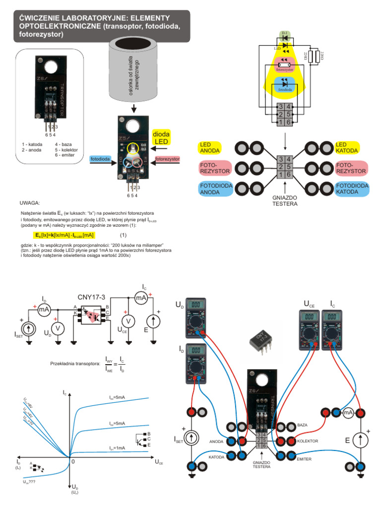 Wprowadzenie Transoptor Fotodioda | PDF