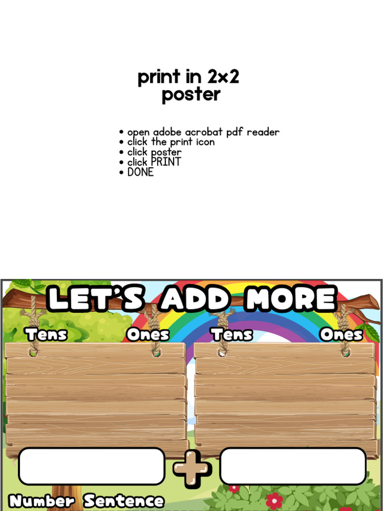 How to Print 2x2 Posters in PDF | PDF