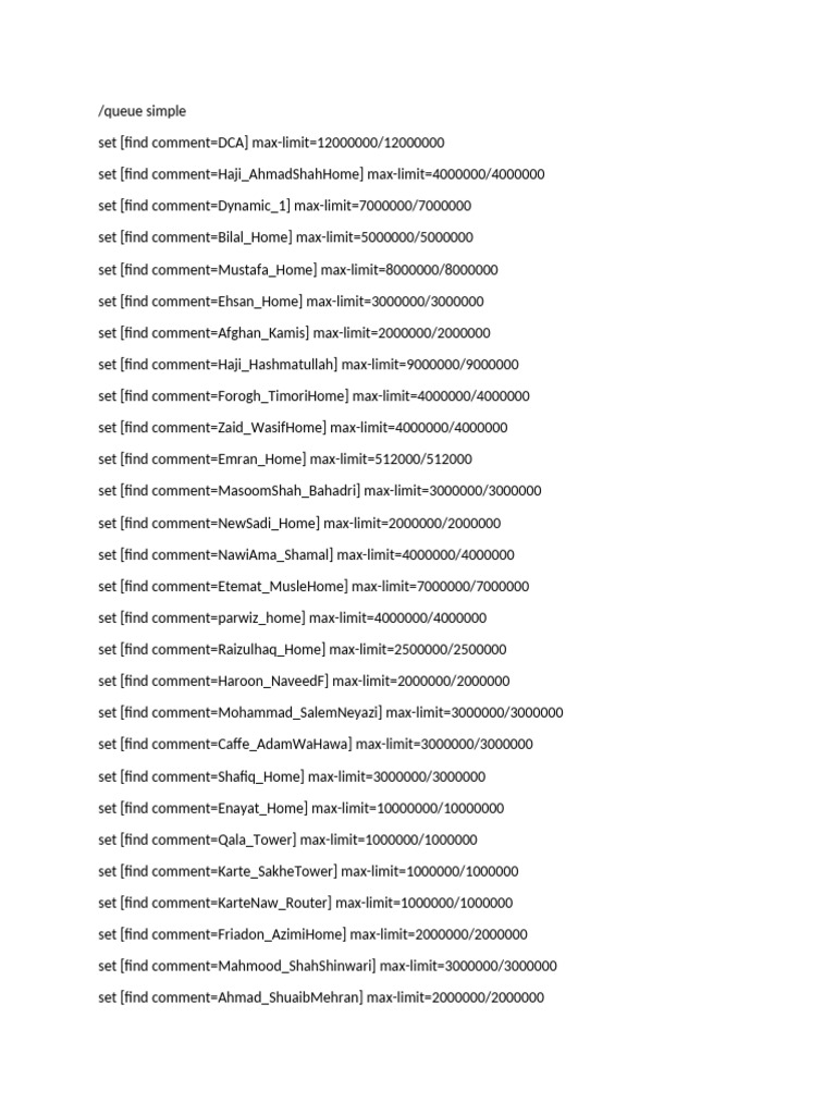 Queue Configuration Max Limits | PDF
