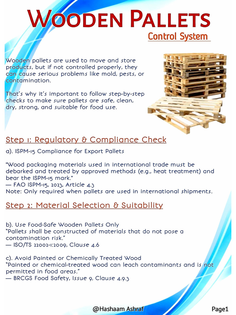 Wooden Pallets Monitoring and Control System | PDF