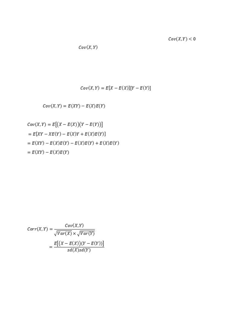 Understanding Covariance and Correlation | PDF