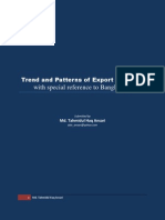 Trend and Patterns of Export &amp; Import With Special Reference to Bangladesh