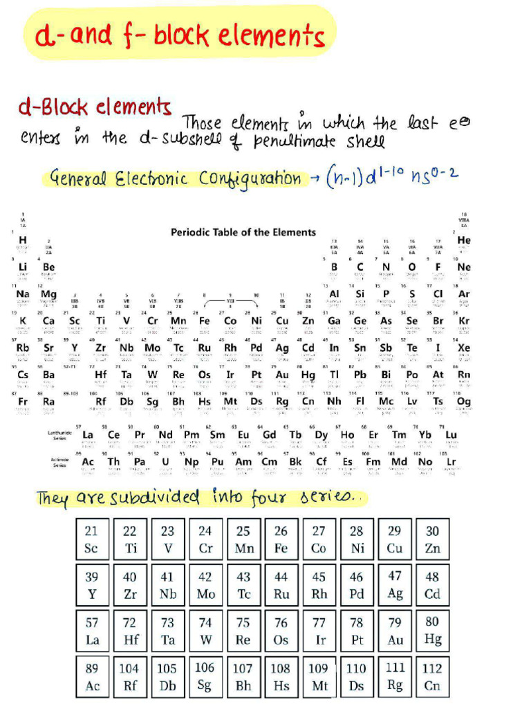 D and F Block | PDF