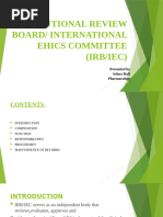 IRB/IEC Guidelines for Clinical Trials | PDF | Institutional Review Board