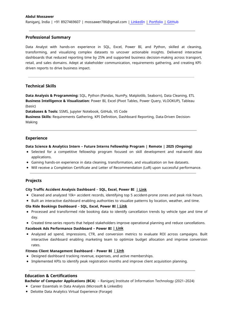 Data Analyst Dashboard Projects Overview | PDF | Data Analysis | Data