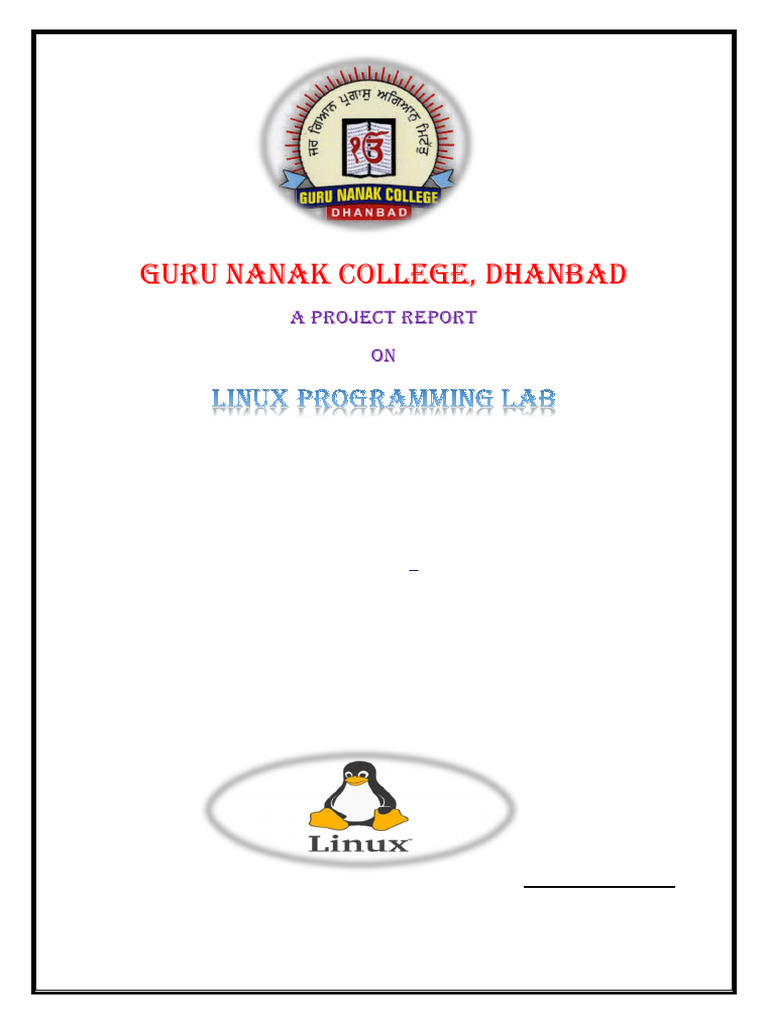 Linux Programming Lab Project Report | PDF