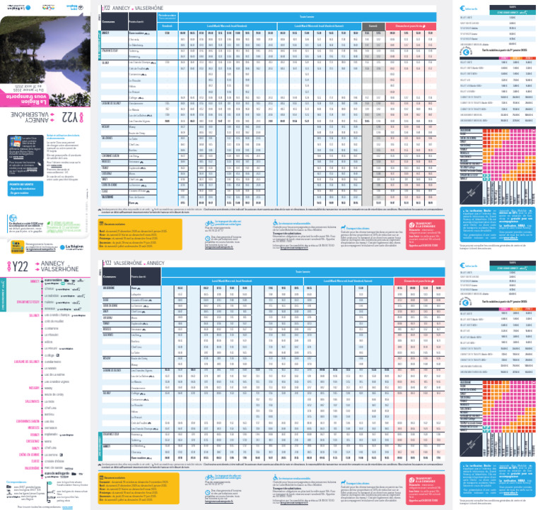Horaires et tarifs ligne Y22 Annecy | PDF