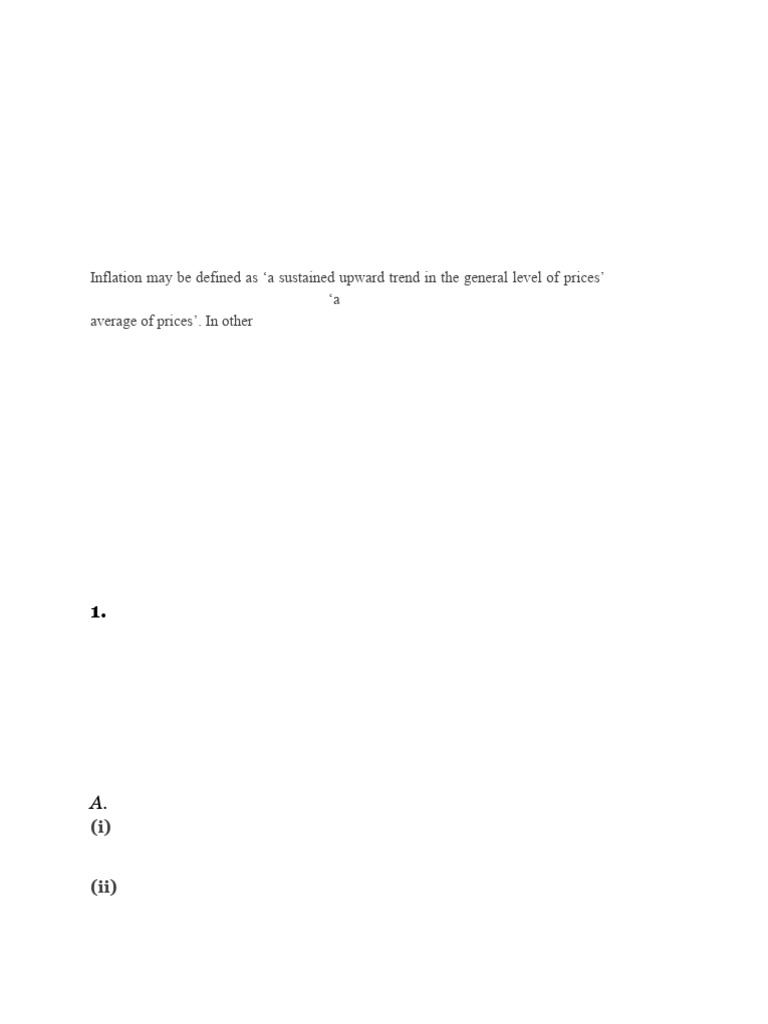 Understanding Inflation: Types and Causes | PDF | Inflation | Supply ...