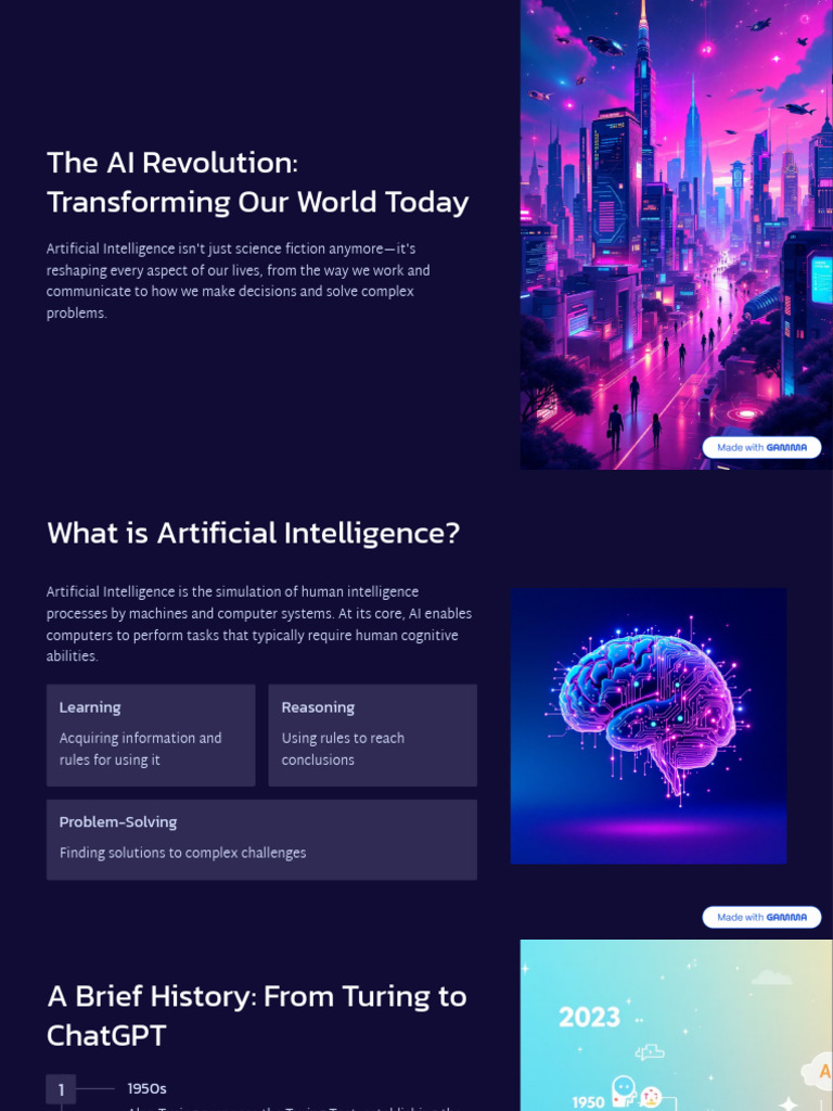 AI Revolution: Transforming Daily Life | PDF | Artificial Intelligence ...