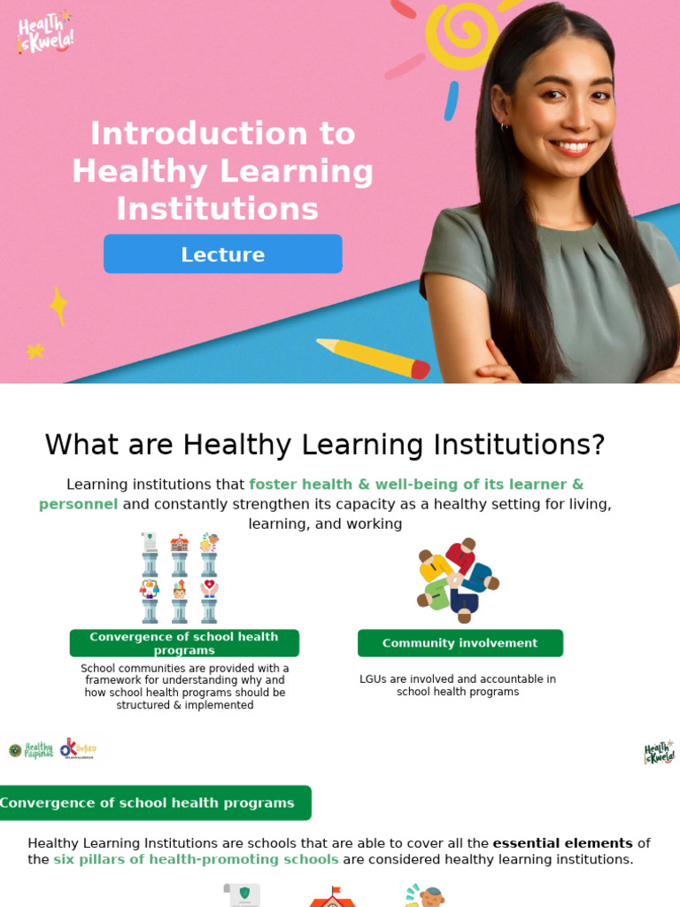 Six Pillars of Healthy Learning Institutions | PDF