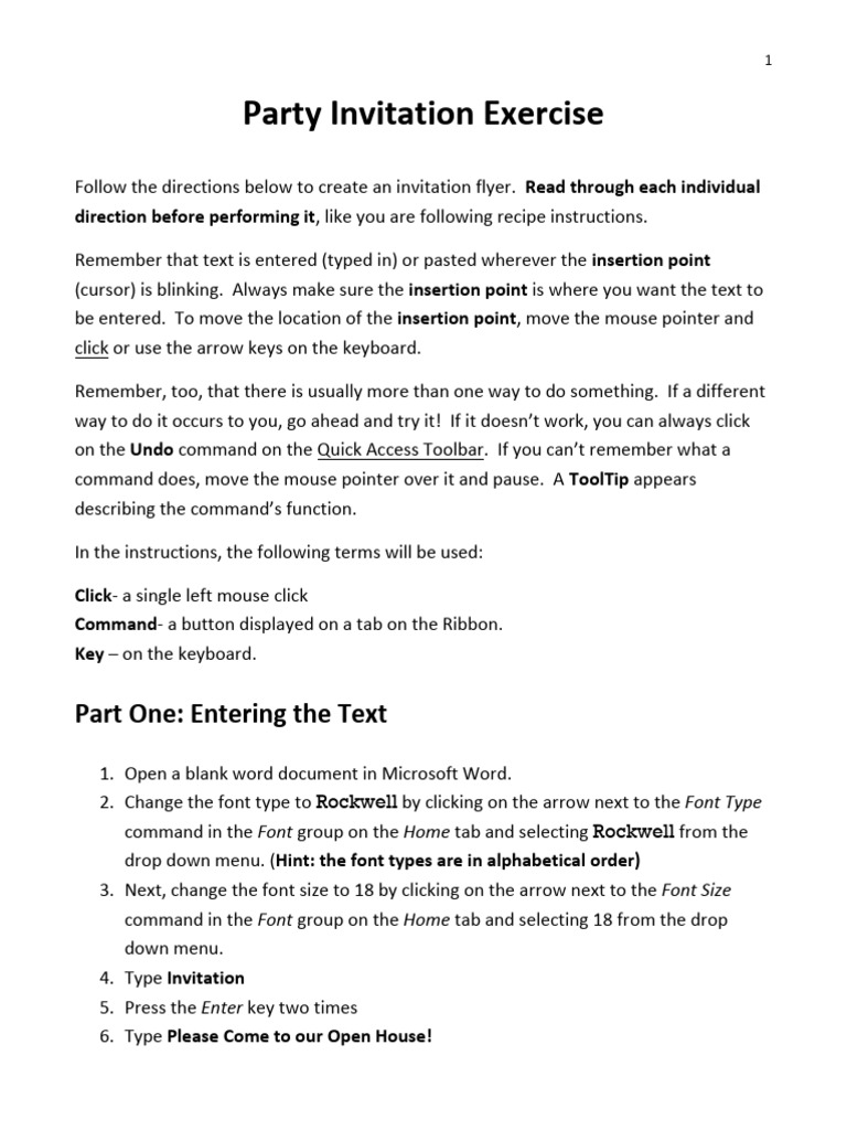 Create a Barbeque Invitation Template | PDF | Cursor (User Interface ...