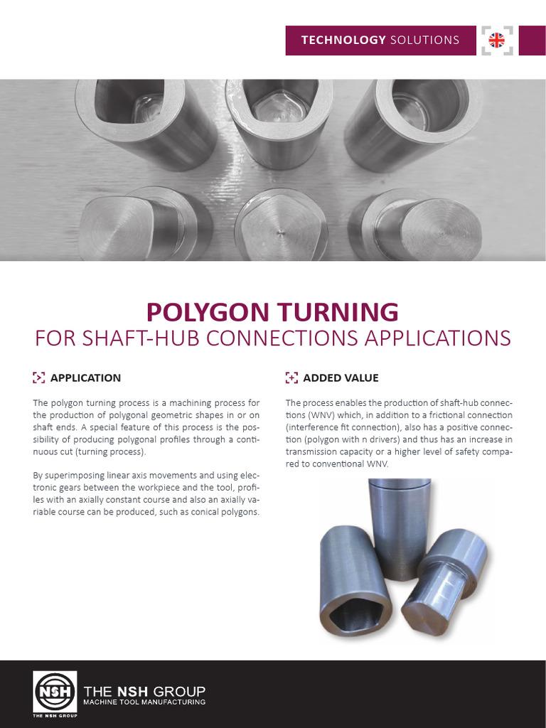 Polygon Turning for Shaft-Hub Connections | PDF