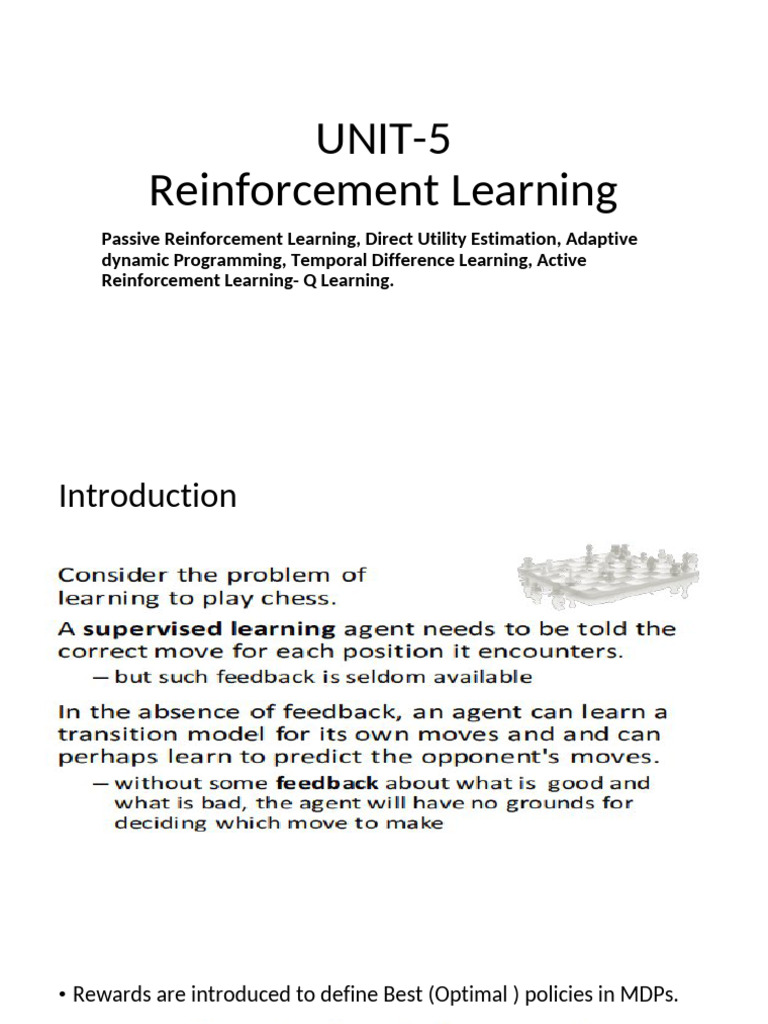 Reinforcement Learning Techniques Explained | PDF