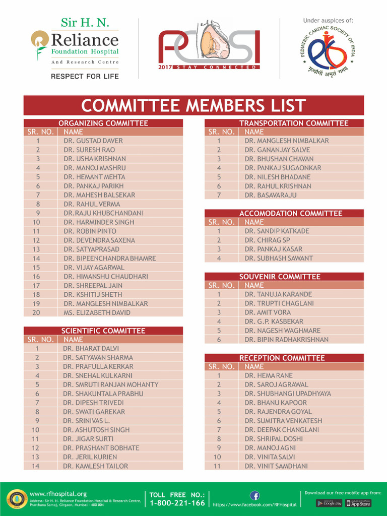 Committee List | PDF