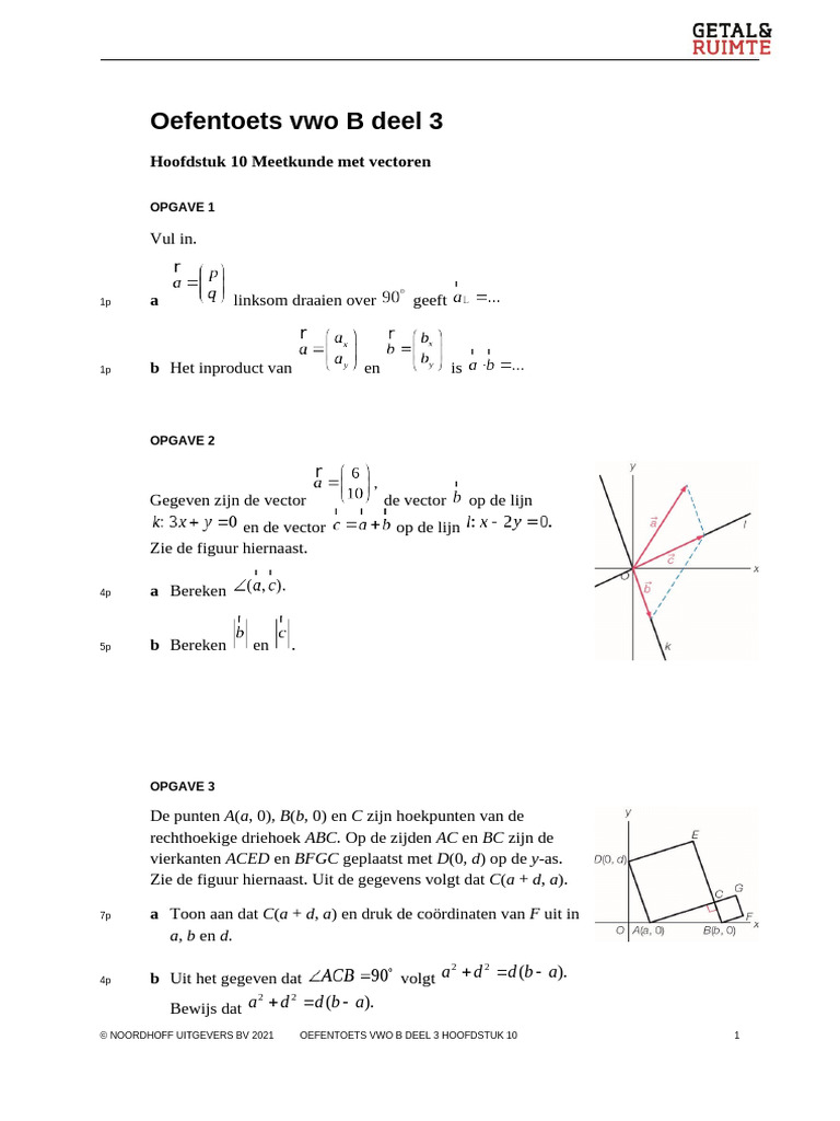 GR12 VB3 H10 Oefentoets | PDF