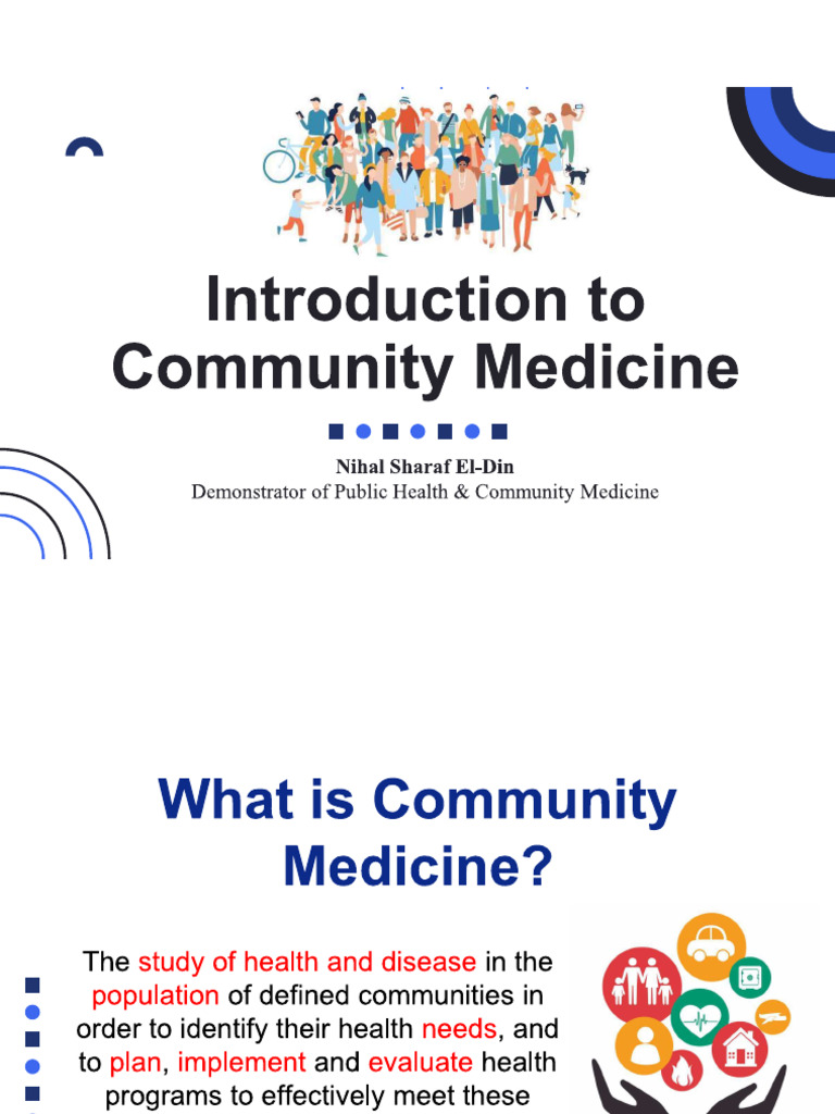 Introduction To Community Medicine | PDF