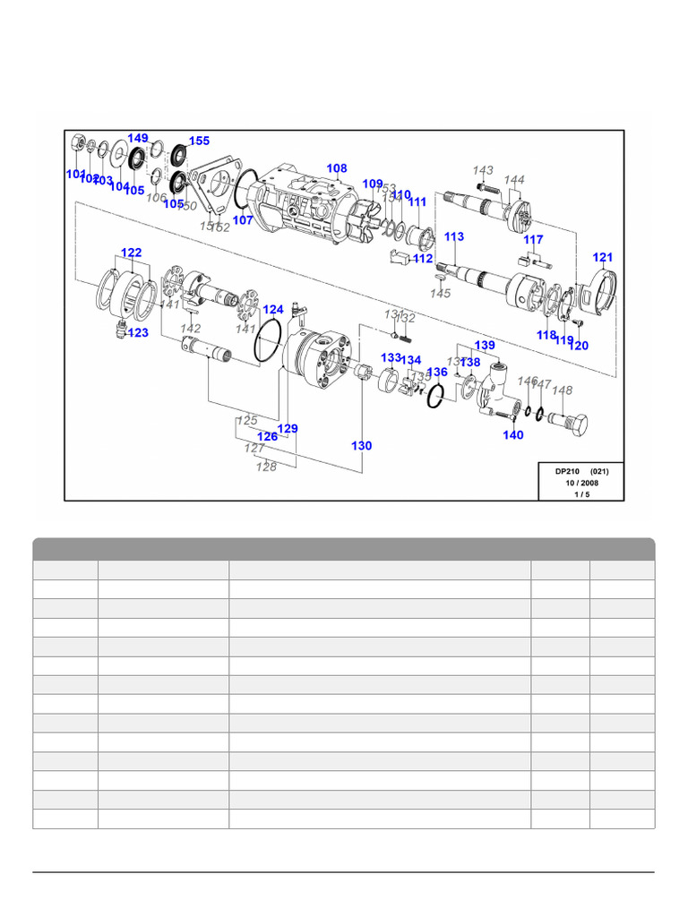 Catálogo Bomba Injetora DP310 Delphi | PDF | Ferramentas | Engenharia ...