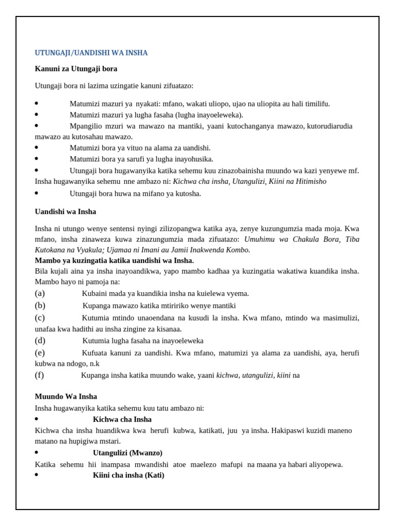 Utungaji | PDF