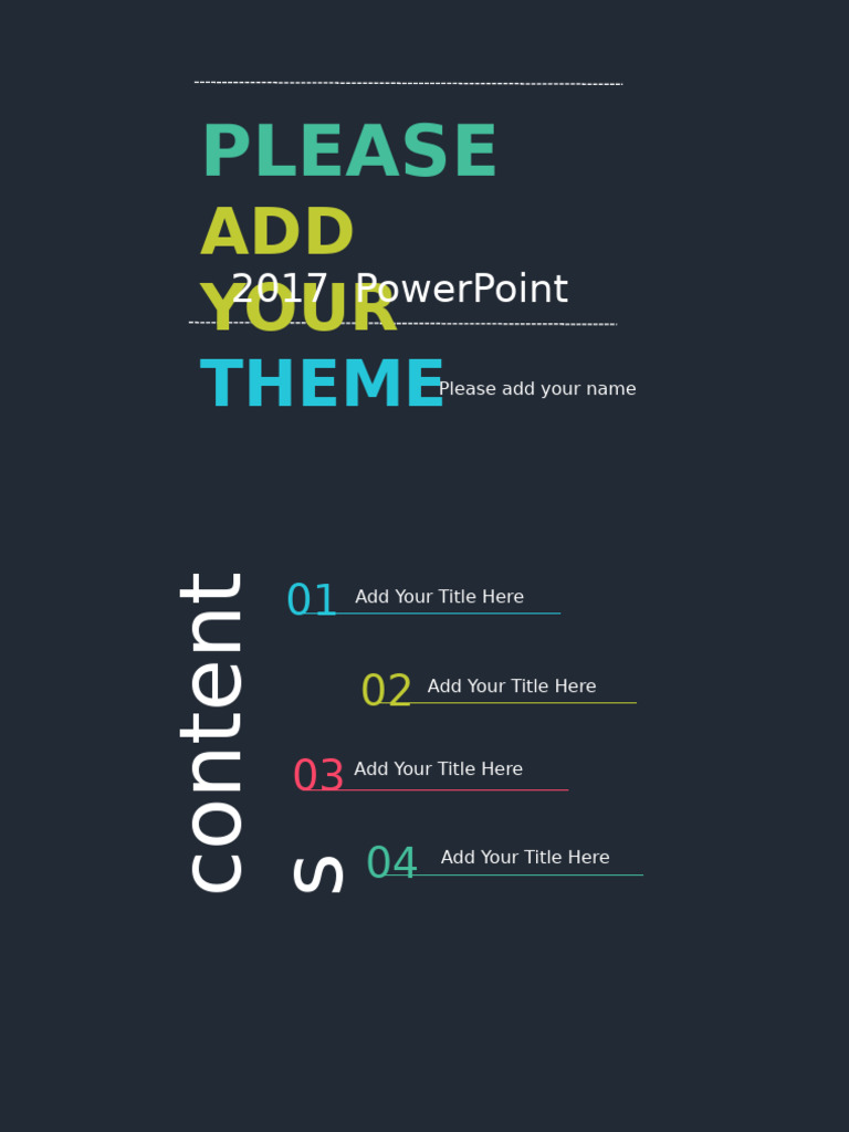 PowerPoint Template for Customization | PDF