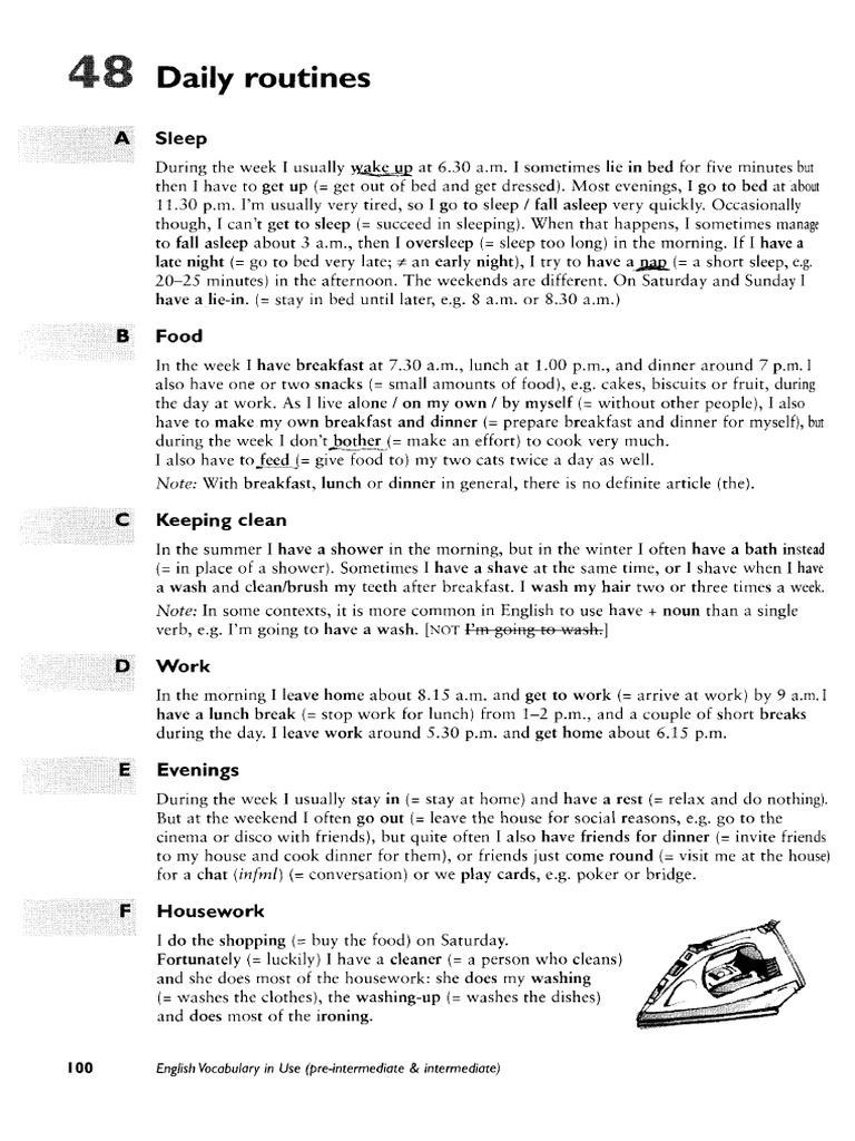Daily Routines | PDF