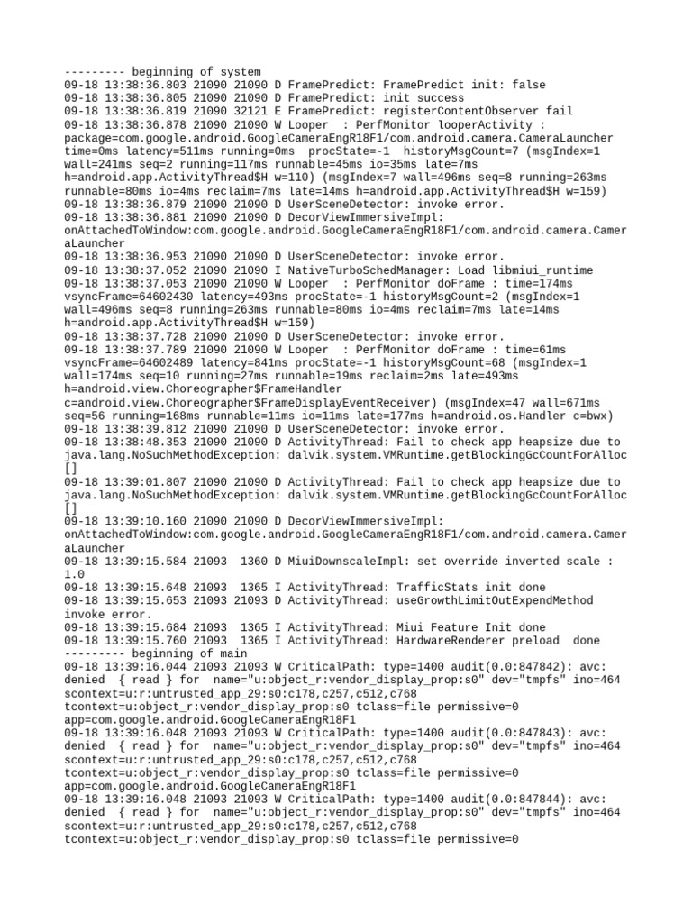 Log Cat 1758177555864 | PDF | Computing | Computer Programming