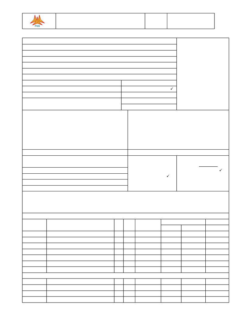 Application Form PT PGS (New) 1 | PDF